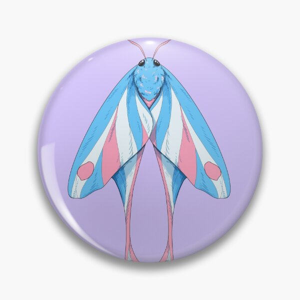 Item preview, Transgender Pride Moth designed and sold by MadelineSkye.