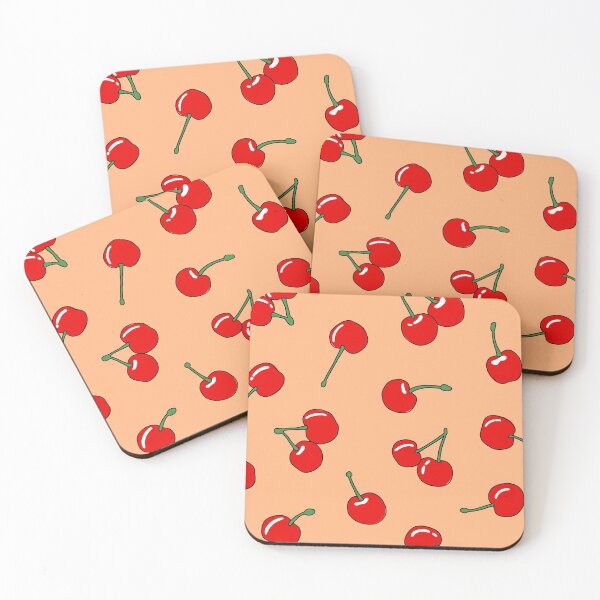 Item preview, Cherries: Peach Background designed and sold by rockchicksuprem.