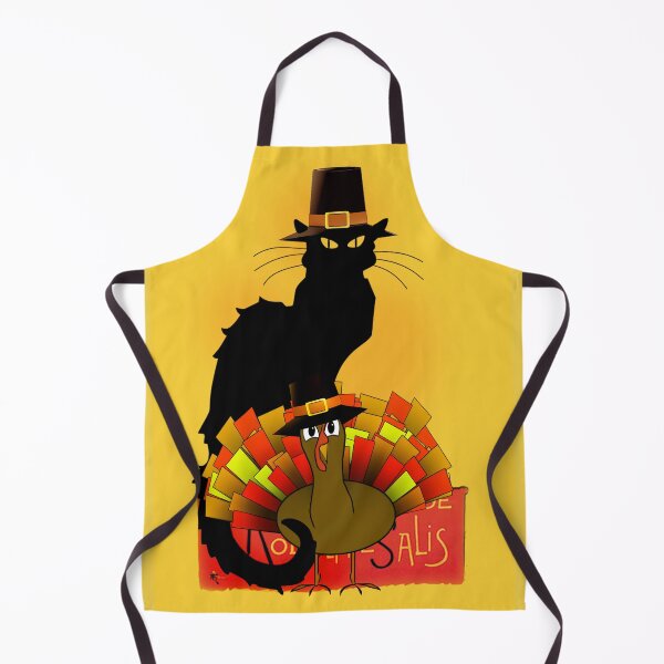 Item preview, Thanksgiving Le Chat Noir With Turkey Pilgrim designed and sold by Gravityx9.