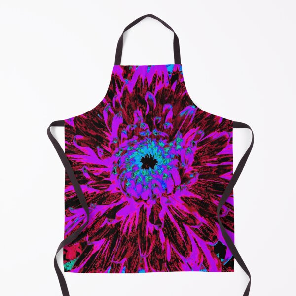 Item preview, Dramatic Crimson Red, Purple and Black Dahlia Flower designed and sold by myrubiogarden.