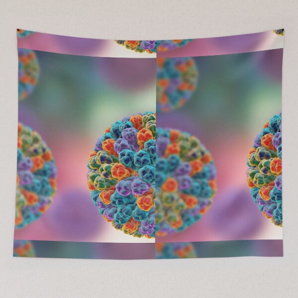 Item preview, ROTAVIRUS PARTICLE MICROSCOPIC VIRUS Image PHOTO...Micro designed and sold by Hippiesole.