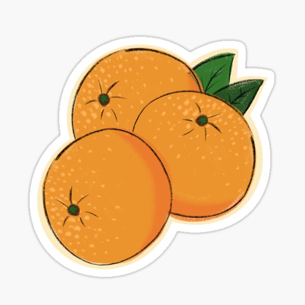 Cutie Orange Stickers Redbubble