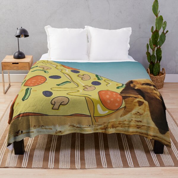 Item preview, Pizza pyramid in Egypt - Photography and illustration designed and sold by Firandi.