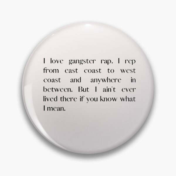 Item preview, I love gangster rap designed and sold by kilok35.