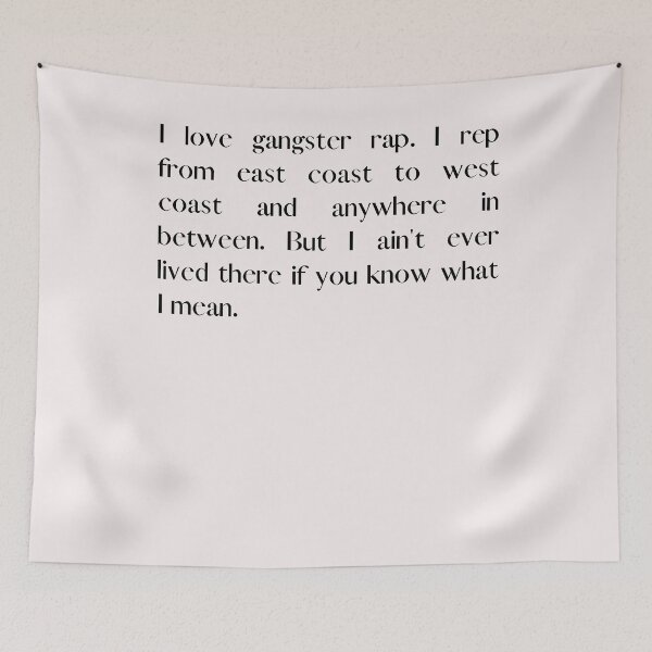 Item preview, I love gangster rap designed and sold by kilok35.
