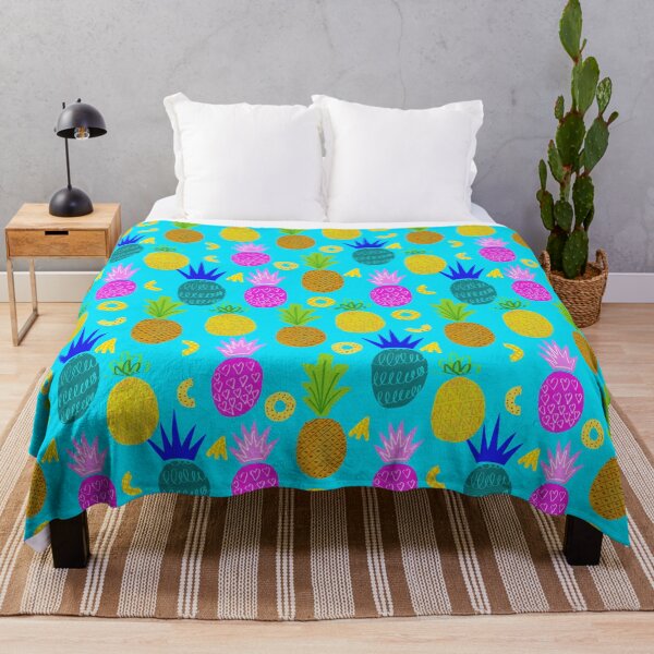 Item preview, Pineapple pattern fruit pattern designed and sold by KeytonDesign.