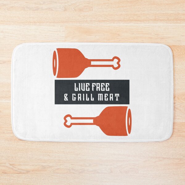Item preview, Live Free & Grill Meat designed and sold by EricJP.