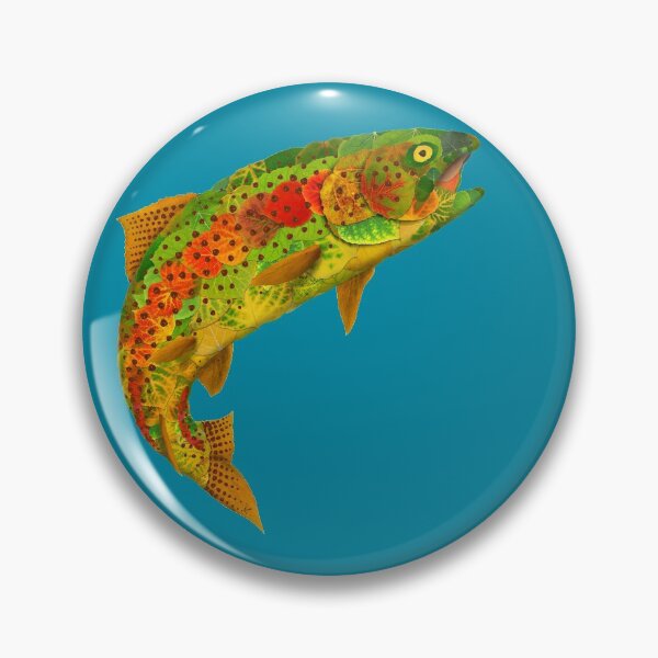 Item preview, Aspen Leaf Rainbow Trout 5 designed and sold by GobaFineArts.