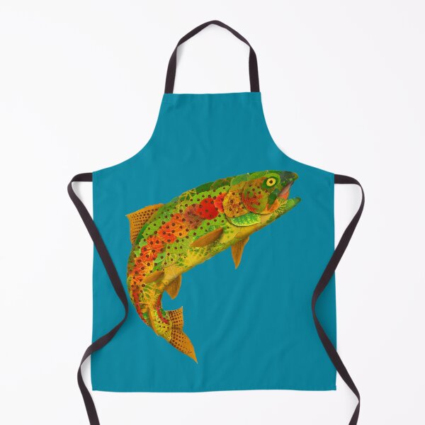 Item preview, Aspen Leaf Rainbow Trout 5 designed and sold by GobaFineArts.