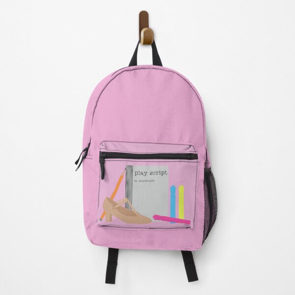 Item preview, theatre rehearsal essentials pink background designed and sold by Ella's  Doodles And Designs.