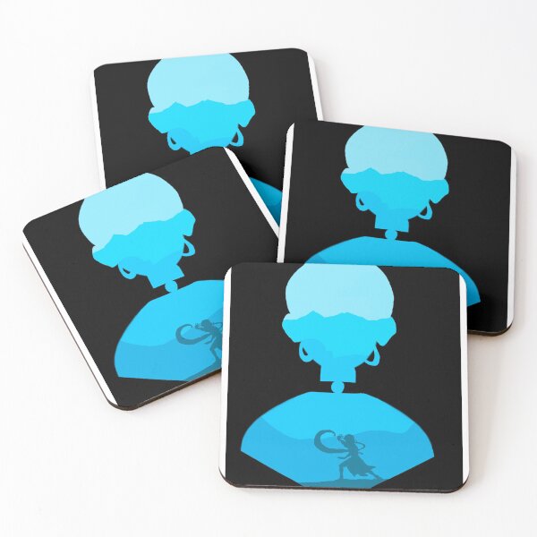 Item preview, Avatar Katara silhouette art print designed and sold by Olivia Patty.
