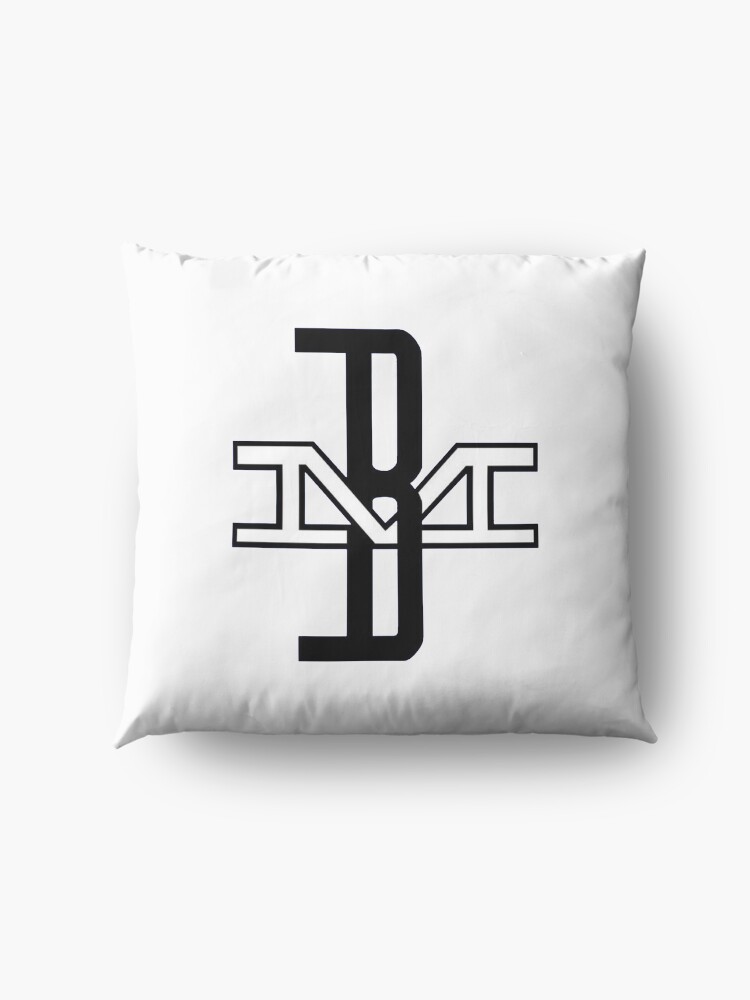 Alternate view of Vintage Boston and Maine Railroad Floor Pillow