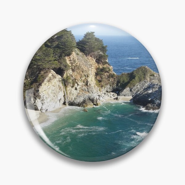 Item preview, McWay-Julian Falls at Big Sur California - Beach Ocean Waterfall designed and sold by Jungleful33.