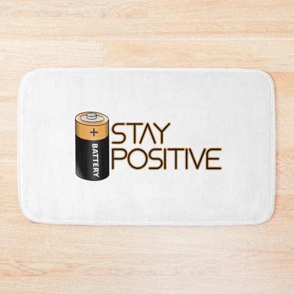 Item preview, Be positive, stay positive, good attitude and charged designed and sold by Finde.