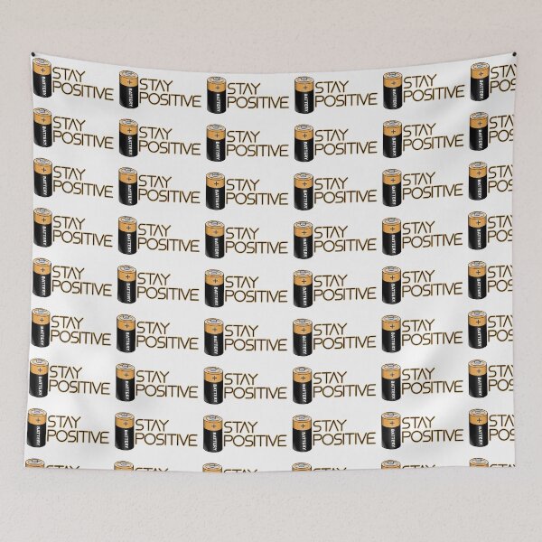 Item preview, Be positive, stay positive, good attitude and charged designed and sold by Finde.