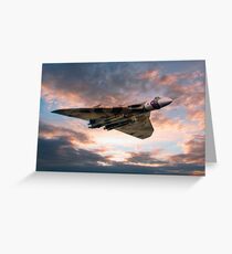 Vulcan Bomber Greeting Card