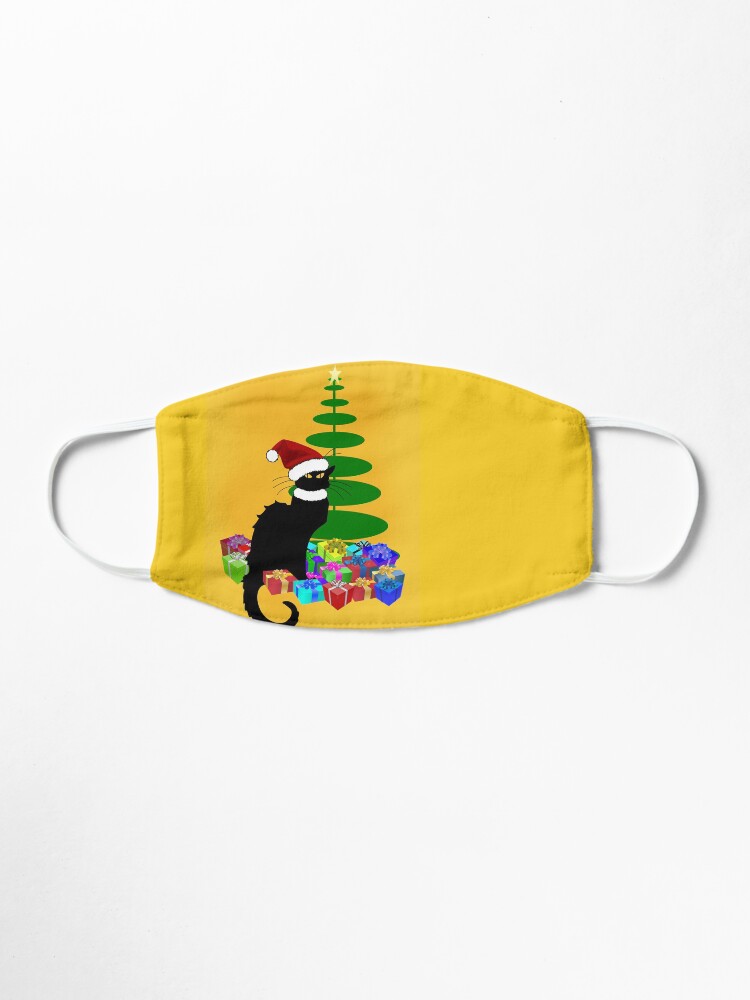 Alternative Ansicht von Weihnachten Le Chat Noir mit Weihnachtsmütze Maske
