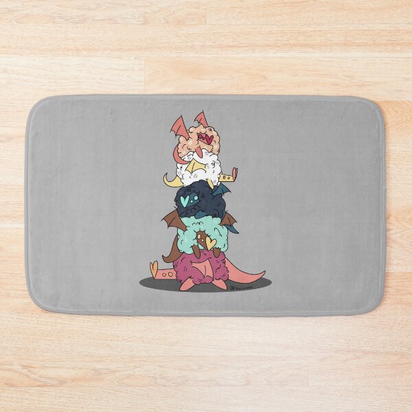 Item preview, Stack of Fluffs :: Dragons and Dinosaurs designed and sold by Platinumfrog.