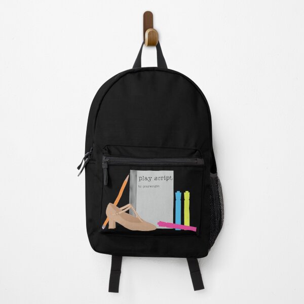 Item preview, theatre rehearsal essentials black background designed and sold by Ella's Doodles And Designs.