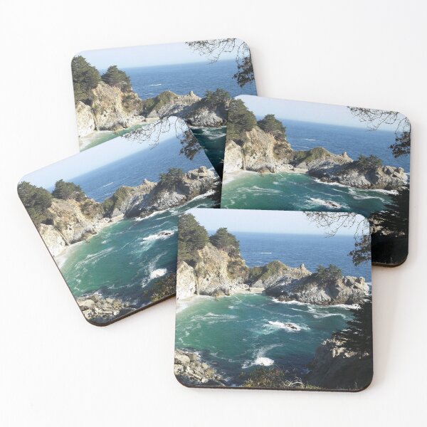 Item preview, McWay-Julian Falls at Big Sur California - Beach Ocean Waterfall designed and sold by Jungleful33.