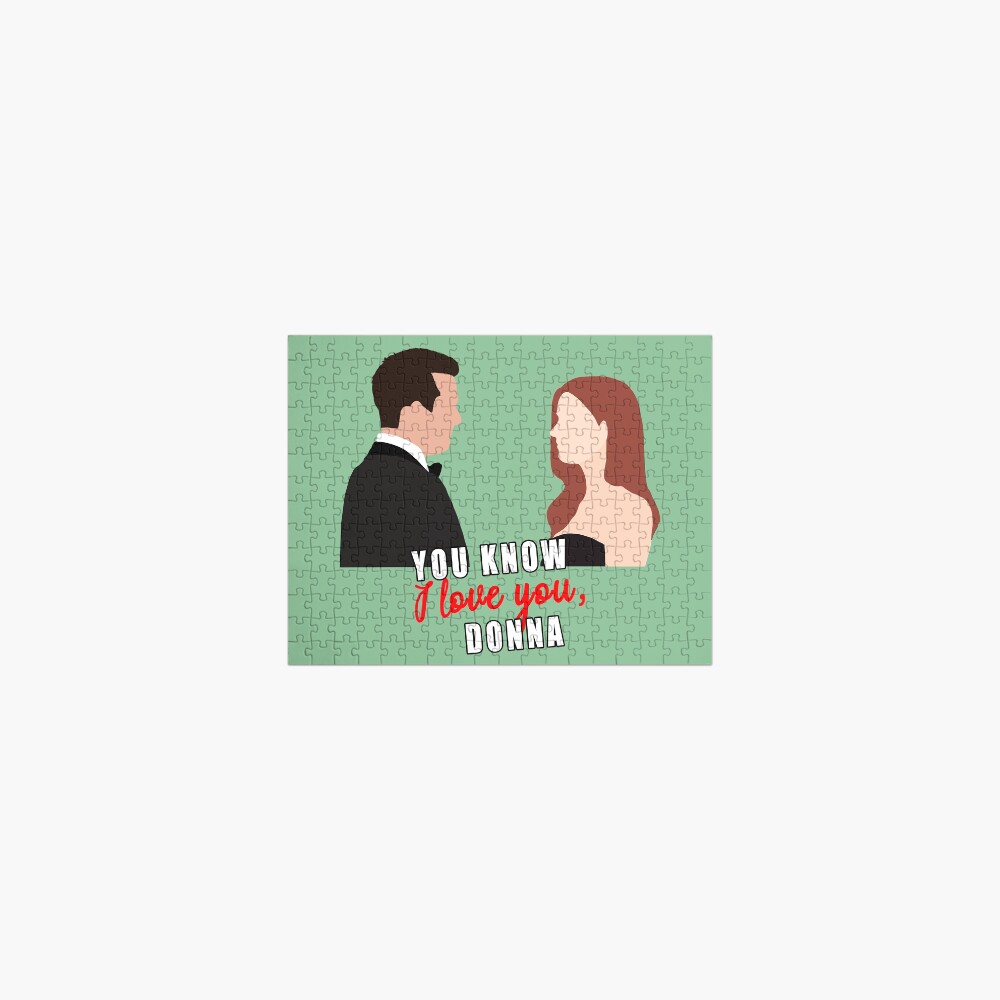 you know I love you, donna Jigsaw Puzzle