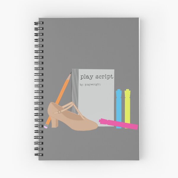 Item preview, rehearsal essentials grey background designed and sold by Ella's  Doodles And Designs.
