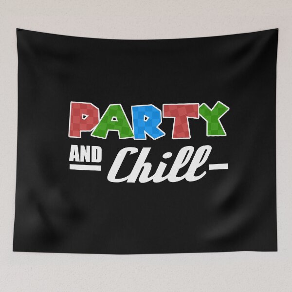Item preview, Party and Chill White designed and sold by Spoof-Tastic.
