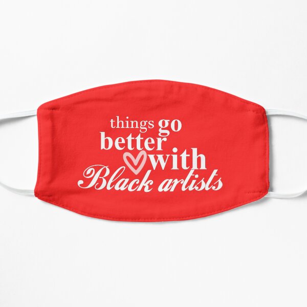 Black Artist Space Coke Logo Flat Mask