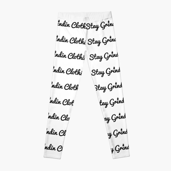 Stay Grindin Clothing - Cursive - Black Leggings