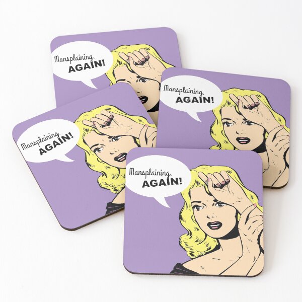 Item preview, Mansplaining Retro Woman designed and sold by candhdesigns.