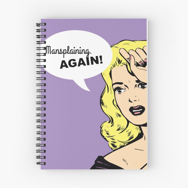 Item preview, Mansplaining Retro Woman designed and sold by candhdesigns.