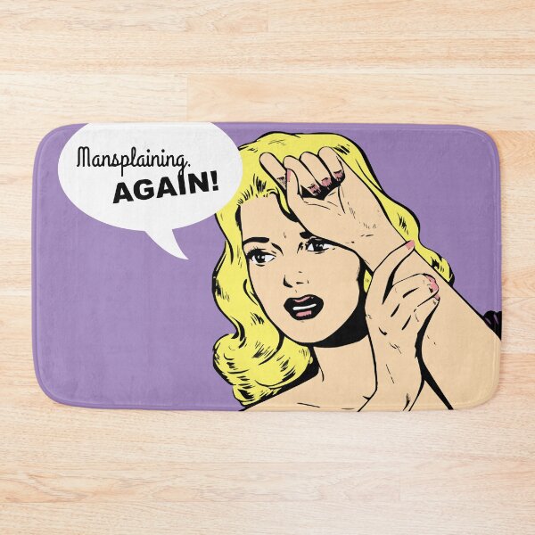 Item preview, Mansplaining Retro Woman designed and sold by candhdesigns.