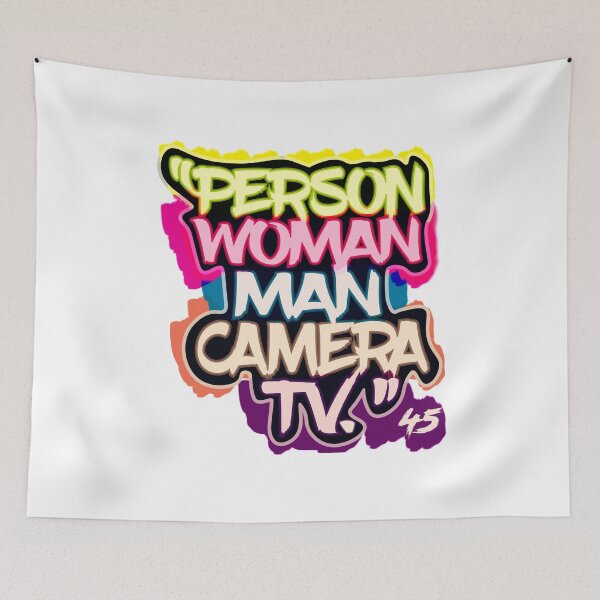 Item preview,  Person Woman Man Camera TV President United Stated of America quote Drawing outside the lines designed and sold by AirsoftBD.