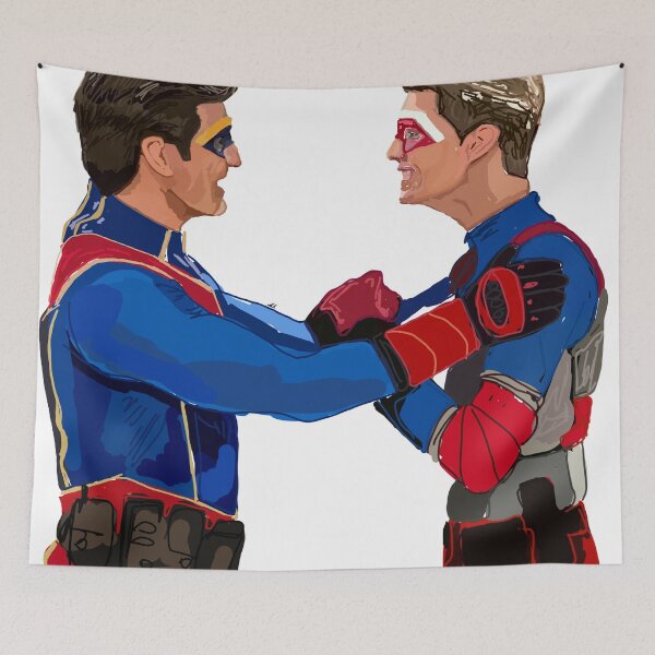 Item preview, Captain Man and Kid Danger designed and sold by Merch by Laiba.