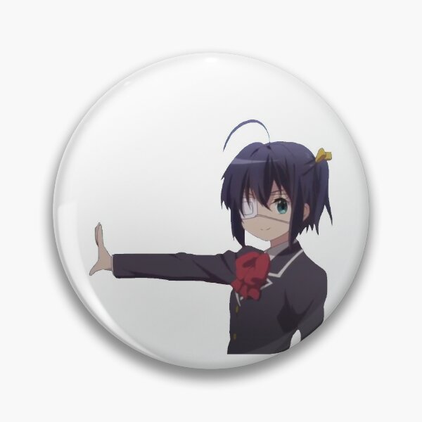 Item preview, Rikka look at how cool I am sticker designed and sold by Moonsun3.