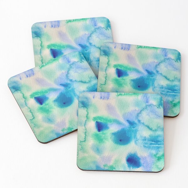 Item preview, Blue & Green Watercolor Tie Dye designed and sold by artwithmemollyd.