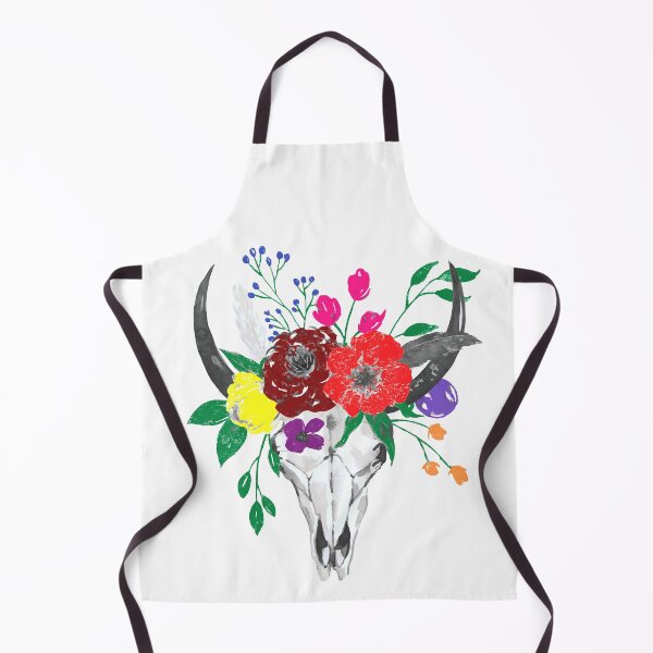 Item preview, Skull & Flowers designed and sold by Vintage-Artwork.