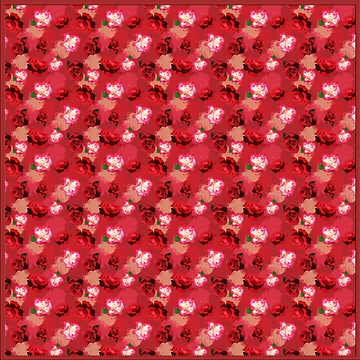 Artwork thumbnail, Red Roses on Red by STHogan