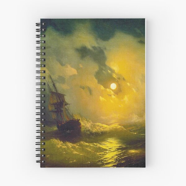 Artikelvorschau, Stürmisches Meer bei Nacht. Ivan Aivazovsky entworfen und verkauft von George Arakelov.