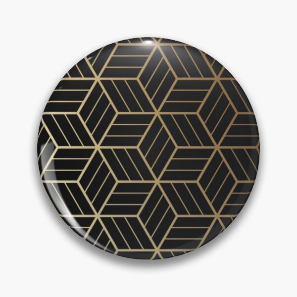 Item preview, Black Gold Geometric Pattern Designs designed and sold by Memituss.