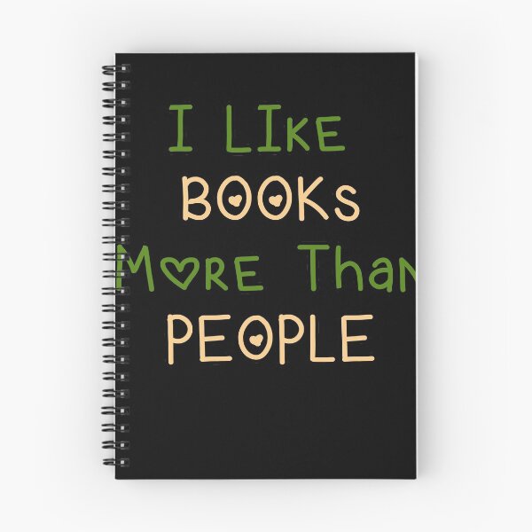 Item preview, I LIke BOOK More Than PEOPLE designed and sold by MillanMarketing.