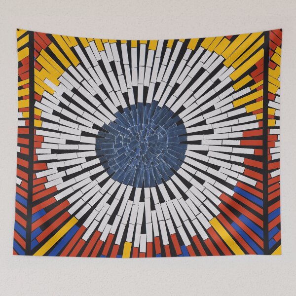 Item preview, Abstract in Tape—Starburst designed and sold by GobaFineArts.