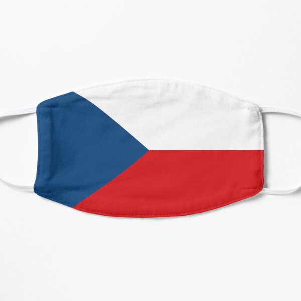 Czech Republic, Czech Republic flag Flat Mask