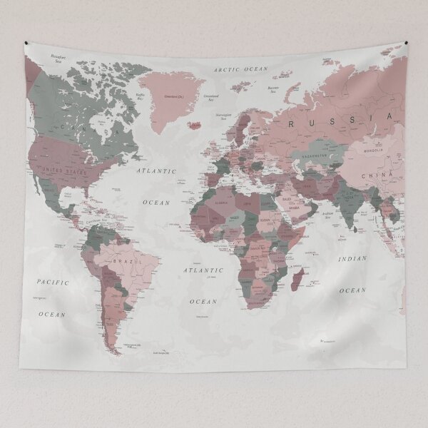 Item preview, World Map designed and sold by nataliewilsom.
