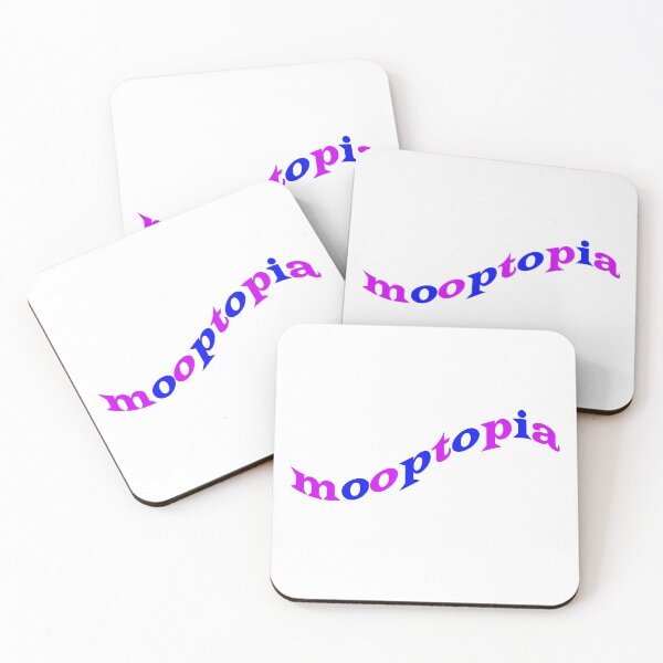 Item preview, Mooptopia Pink Blue designed and sold by art-by-harmonie.