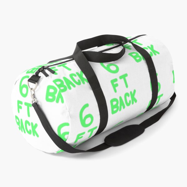 Item preview, 6 Feet Back in Green on White designed and sold by Rocket-To-Pluto.