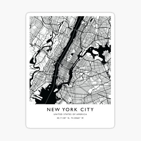 Item preview, Map of New York City designed and sold by Amalfi-Apparel.