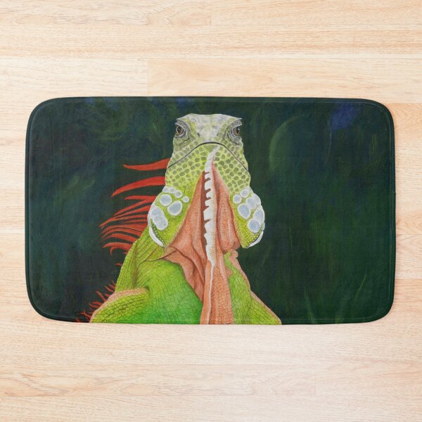 Item preview, Iguana Dude. Big green Iguana lumbers out of the shadows. designed and sold by KarenZuk.