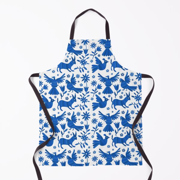 Item preview, otomi, blue otomi texture, mexican otomi, mexican art, mexican craft, mexican folk, otomi texture, mexican pattern, flowers, birds, animals, blue designed and sold by Terevela.