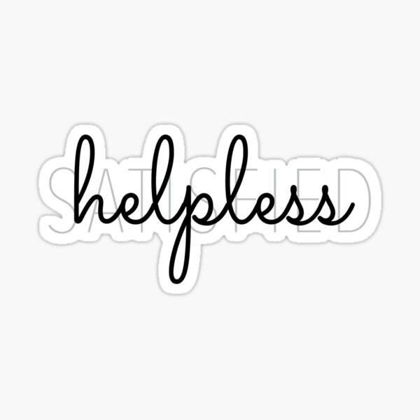 Hamilton Helpless Satisfied Sticker For Sale By Designsbyalyssa